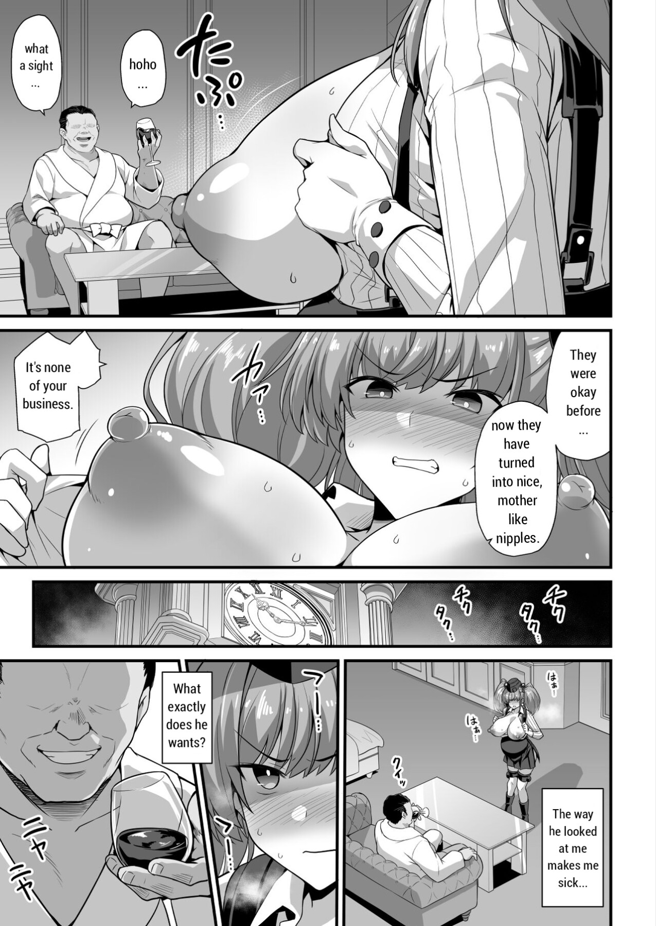 Hentai Manga Comic-Kanmusume Pregnancy -Atlanta- Pregnant Breast Slave Contract-Read-8